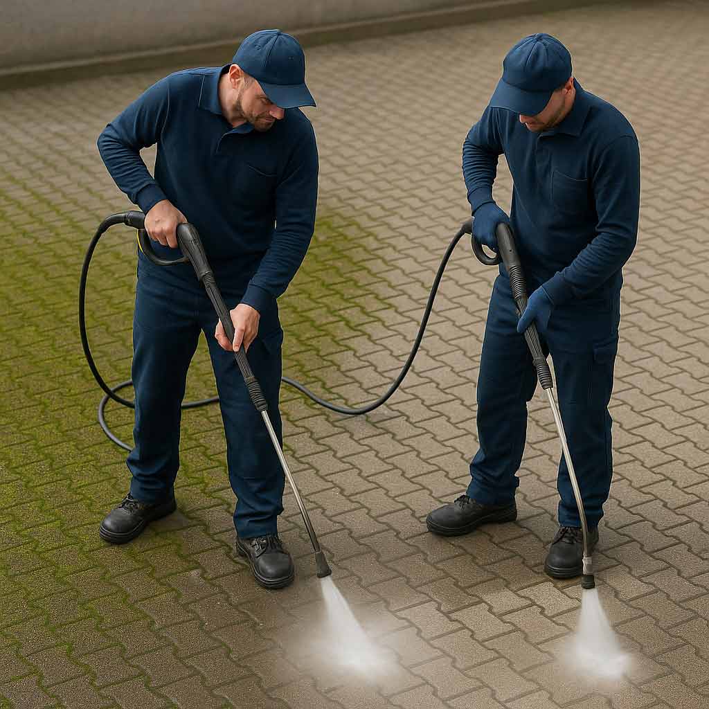 Pflastersteinreinigung in Heidelberg